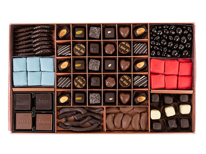 Divan Collection Box Çikolata Seçki Kutusu Bloom and Fresh